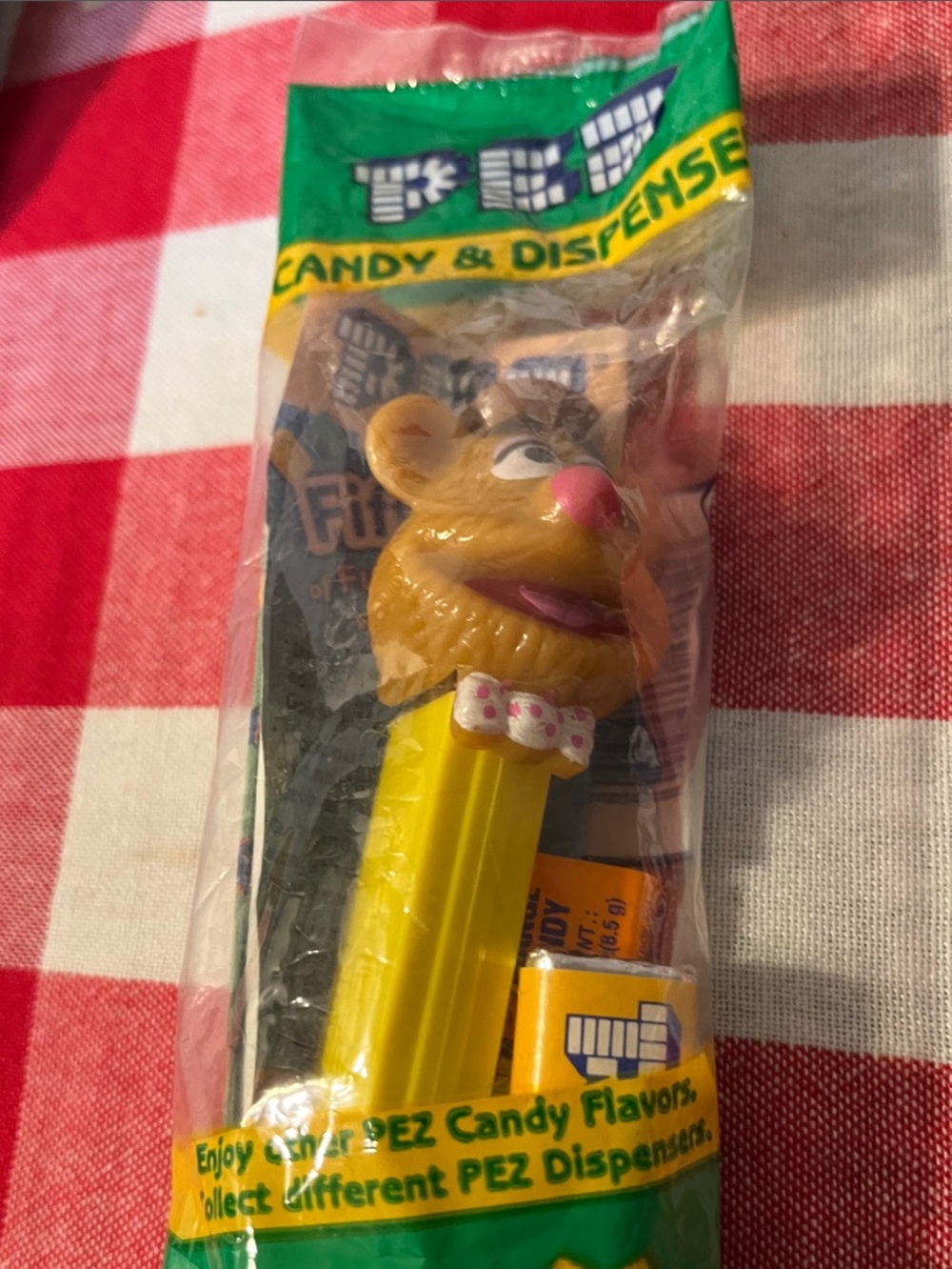 PEZ Fozzie Bear Candy Dispenser - Yellow